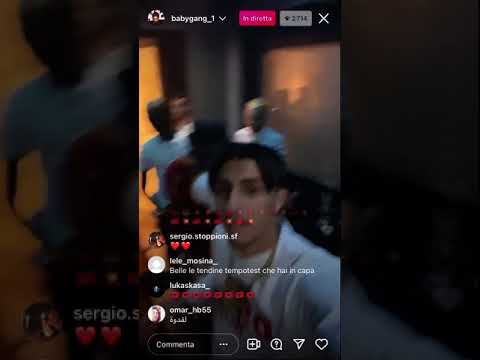 BABY GANG IN LIVE SU IG SPOILER CANZONE Di SIMBA LA RUE