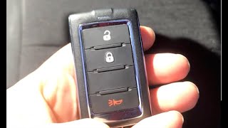 How to Lock and Unlock Jeep Grand Cherokee with handle and Key FOB