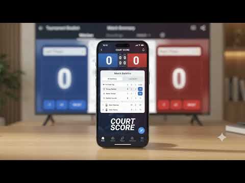 CourtScore Badminton video thumbnail