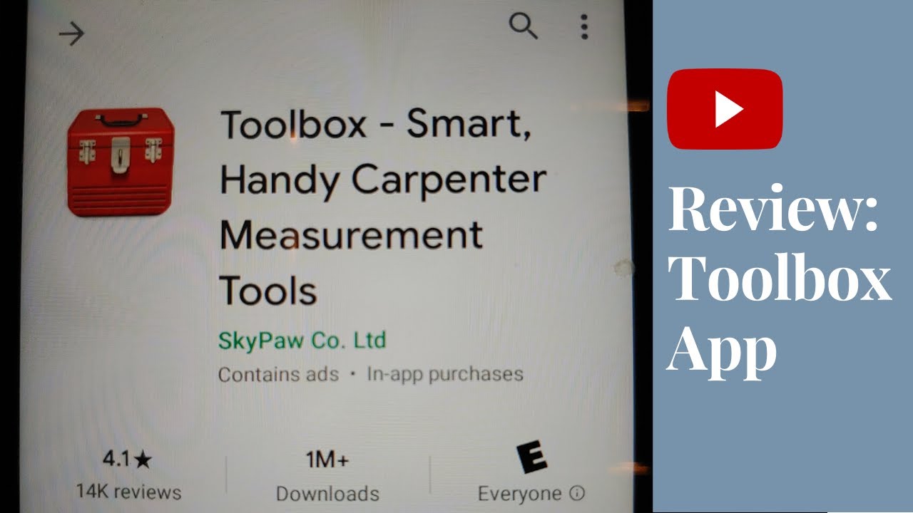 Product review of the Toolbox app