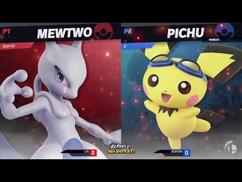 Smashfest #49: LFA (Mewtwo) vs. Sexychu (Pichu) - WQ