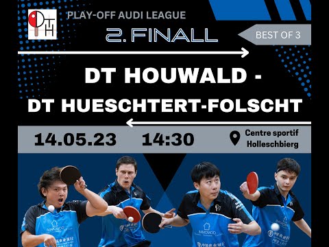AUDI League 2. Finall (Best-of-3) : DT Houwald - DT Hueschtert-Folscht (Dësch 1)