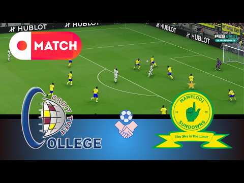 Mamelodi Sundowns vs Orbit College | Premiership 2025 Simulation | eFootball PES 21 Gameplay