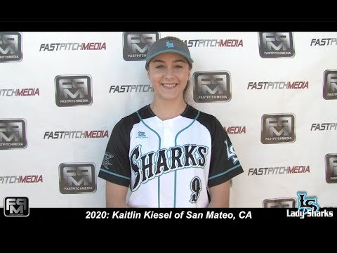 2020 Kaitlin Kiesel Pitcher and Outfield Softball Skills Video - San Jose Lady Sharks