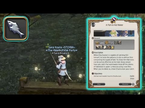 QQ - FFXIV - Fisher level 20 - Fish In Hot Water