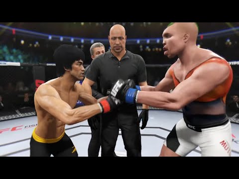 Bruce Lee vs. Toxic Mutant - EA Sports UFC 2 - Rematch - Dragon Fights 🐉