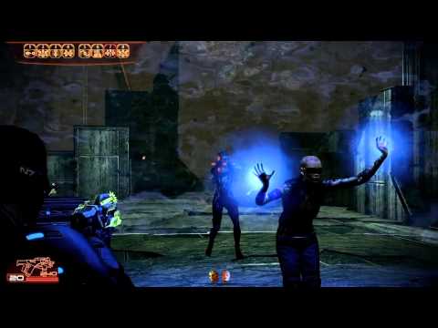 Lets Play Mass Effect 2 Part 122 - Battling through swarms is fun yay