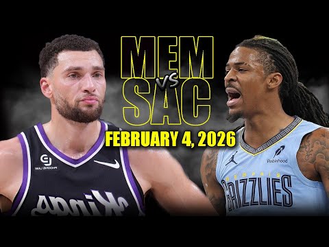 Memphis Grizzlies vs Sacramento Kings Full Game Highlights – February 4, 2026 | NBA Season