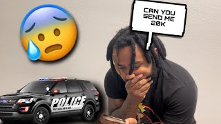 CALLING FROM JAIL PRANK ON DAD *HILARIOUS*