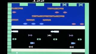River Crossing on TV Boy II (Frogger on 2600)
