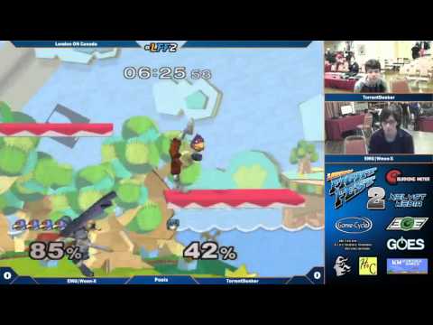LFF2   EMG Weon X Falco vs TorretDunker Marth   SSBM   Round Robbin Pools