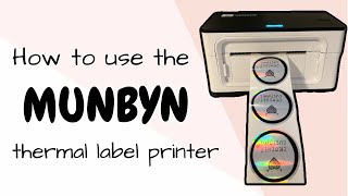 How to use the MUNBYN thermal label printer ~ How to connect it to your computer and phone