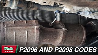 What Do DTCs P2096 & P2098 Mean? Post Catalyst Fuel Trim System Too Lean
