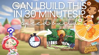 Can I build this in 30 MINUTES!? Orange Blossom's house from Strawberry Shortcake in Animal Crossing