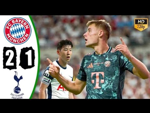 Bayern Munich vs Tottenham 2-1 Highlights & All Goals 2024 HD