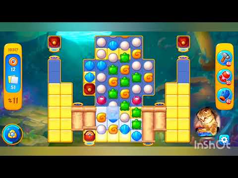 Fishdom,10317 level,no Booster-10317 уровень,без бустеров.