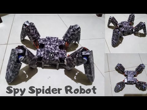 Spy Spider Robot for military purposes