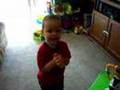 Zachary Dancing And Clapping To Bunnytown SNEEZE