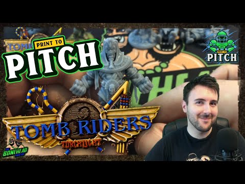 Torchlight Tomb Kings Team - 3D Printing Blood Bowl | Print to Pitch (Bonehead Podcast)