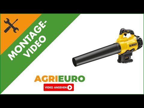 Agrieuro Montagevideo Laubbläser DeWalt DCM562P1-QW - Batterie 18V 5AH