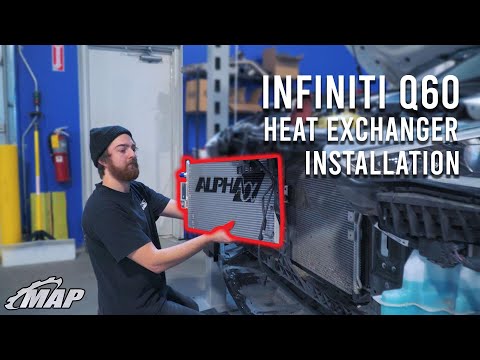 RA500 Q60 Gets an AMS Heat Exchanger TWICE THE SIZE OF OEM