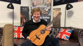 Video thumbnail for Taylor BT2 Acoustic Travel Guitar - Rimmers Music | Demonstration With James by Rimmers Music