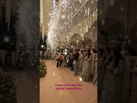 Pakistani Asian Wedding couple entry song welcome