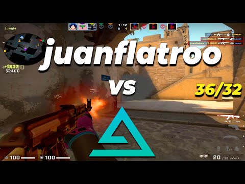 CSGO POV Bad News Eagles juanflatroo (36/32) vs Aurora (mirage)@Grand-final CCT South Europe Series3