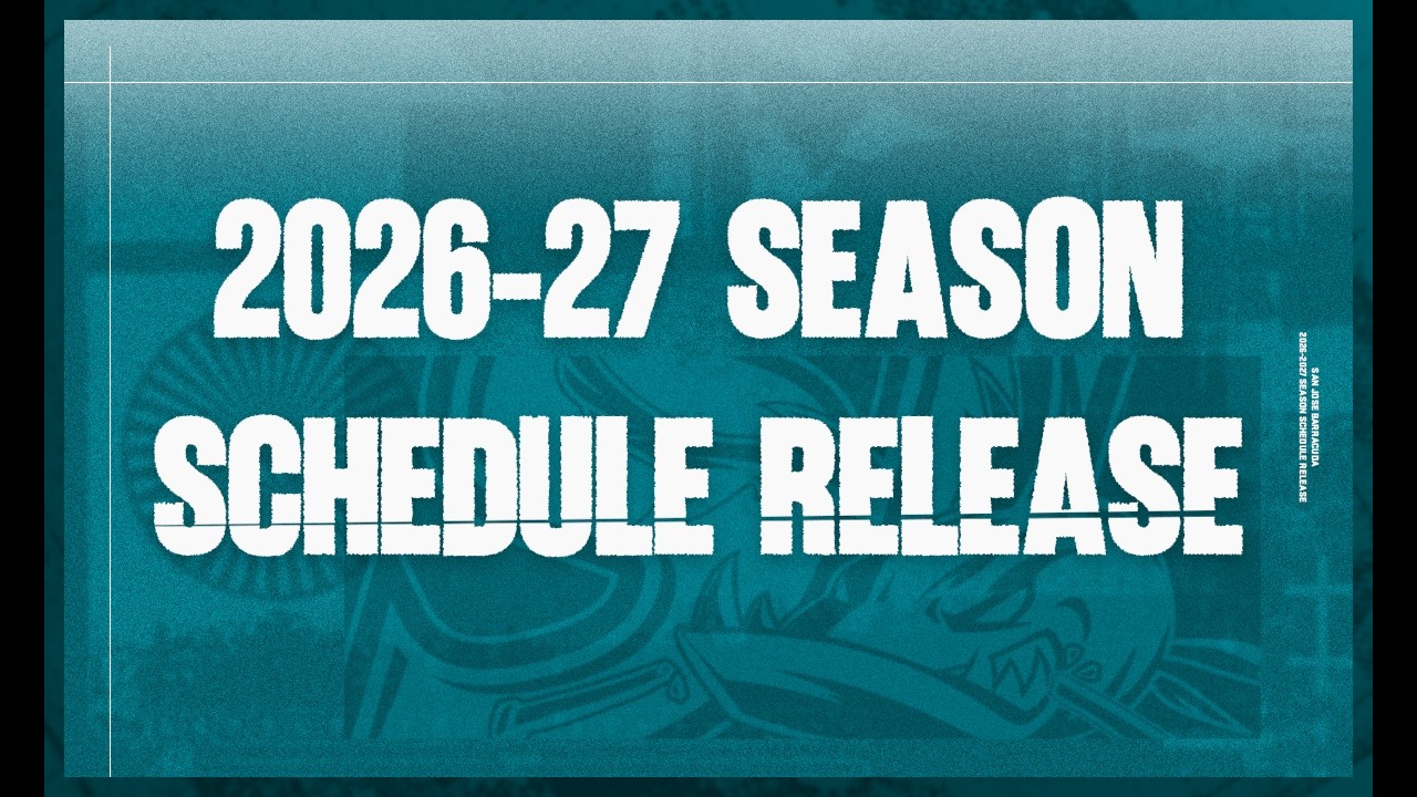 2026-27 Schedule Release: San Jose Barracuda