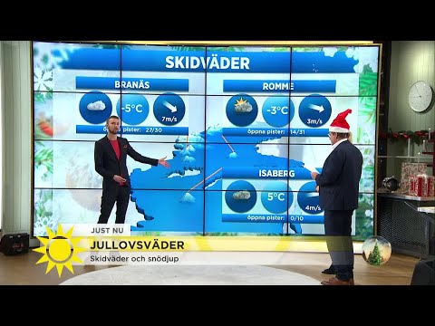 Så blir jullovsvädret - Nyhetsmorgon (TV4)