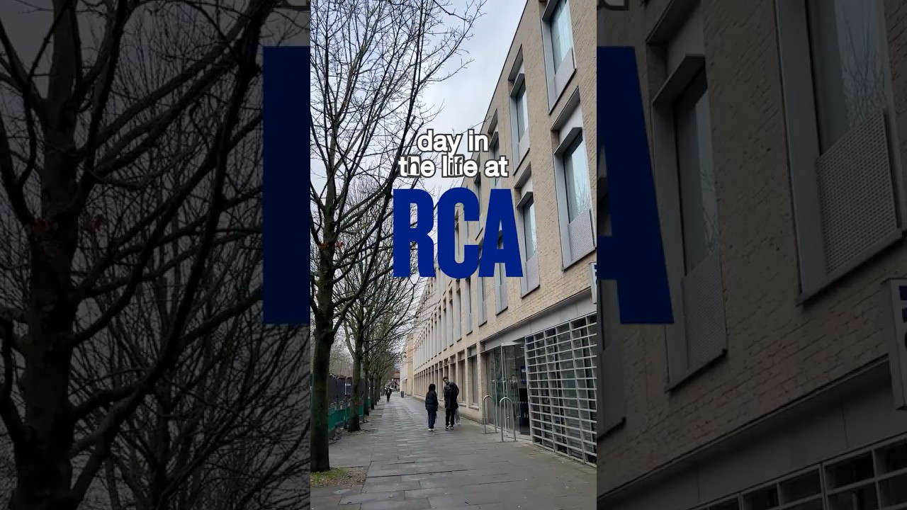 A day in the life of an MA Visual Communication student at the Royal College of Art #Shorts