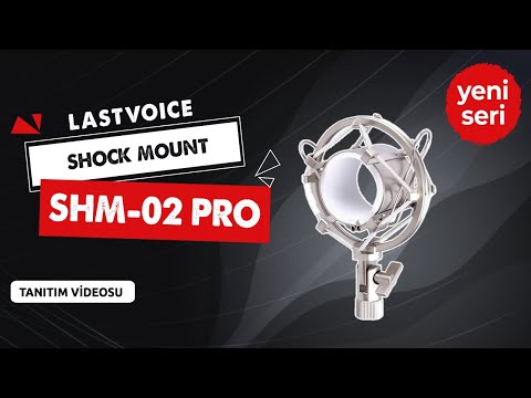 Lastvoice SHM-02 PRO Stüdyo Mikrofon Gri Shock Mount ( Metal )