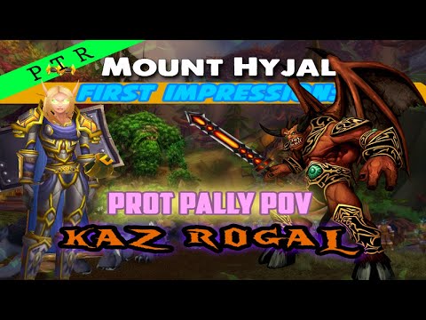 PTR Hyjal PUG Kaz'rogal Prot Paladin MT POV First Impressions - TBC Classic WoW