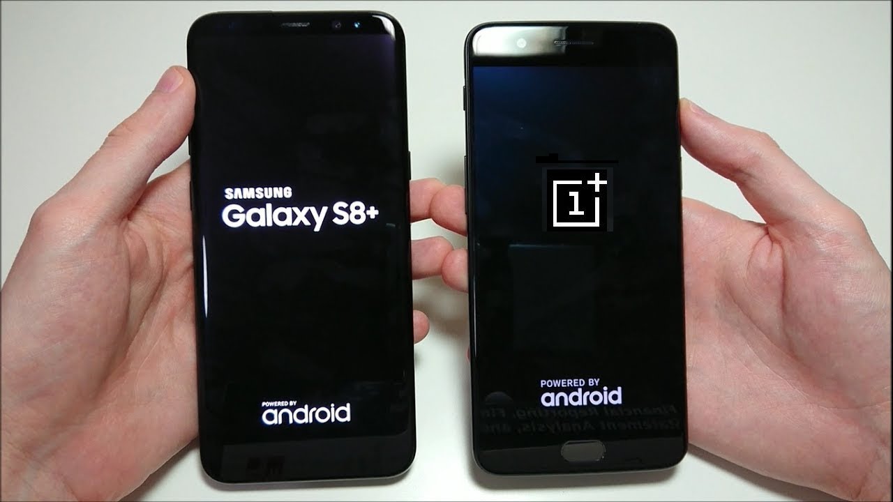 OnePlus 5 vs Samsung Galaxy S8 Plus Speed Test!