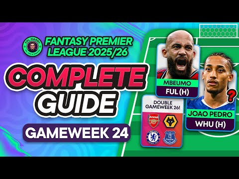 FPL GW24 COMPLETE GUIDE ⁉️ Do Joao Pedro, Enzo & Palmer Start? | Fantasy Premier League Tips 2025/26
