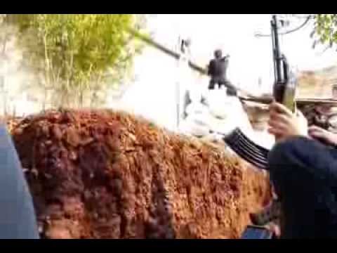 استهداف مقرات النظام في قرية الكم بقذيفة آر بي جي من قبل كتائب ابن الوليد في ريف حمص الشمالي