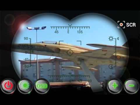 Military Binoculars Simulated Video