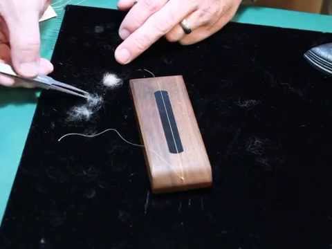 Forming a Dubbing Brush With a Clark Dubbing Block