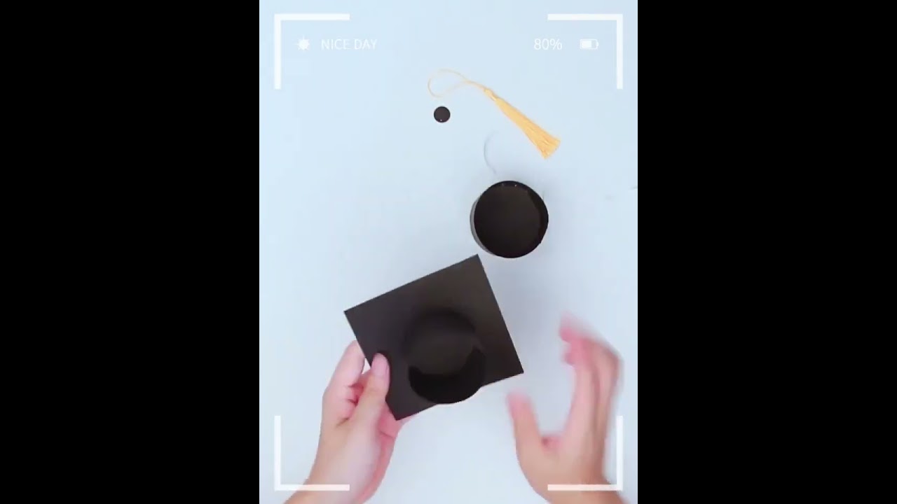 Graduation Hat Tassel Toppers, Graduation Party Table Centerpieces, Golden Graduation Cake Toppers,