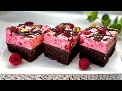 The best Raspberry Chocolate cake - instant and insanely delicious!