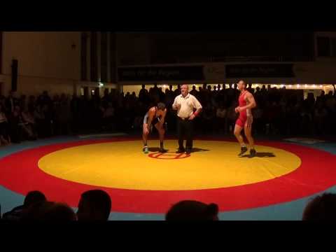 75 kg Freistil: Edvard-Sandor Vajda - Michael Heeg 0:15 TÜ (ASV Schaafheim - AC Goldbach 25:4)