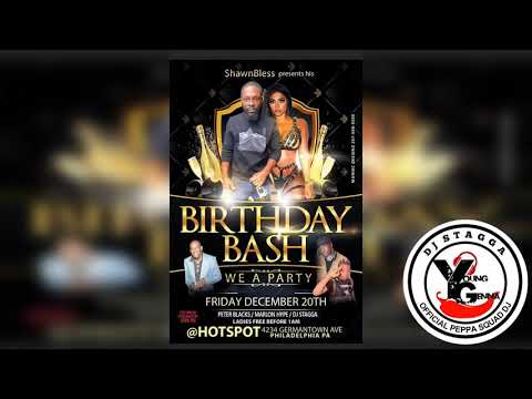 YOUNG GENNA DJ STAGGA AT SEAN BLESS BIRTHDAY BASH DECEMBER 20TH 2019