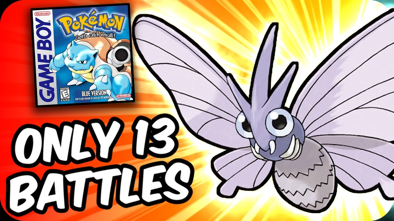 Can Venomoth beat Pokemon Red/Blue with only 13 battles?
