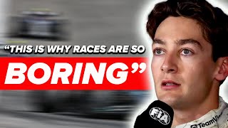 George Russell EXPOSES REAL REASON for F1 Overtaking PROBLEM