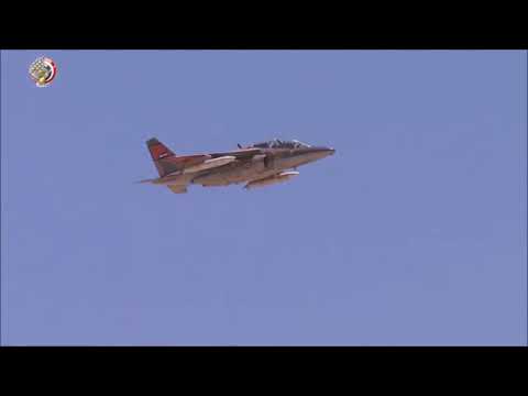 Egyptian Alpha Jet MS2 live fire exercise