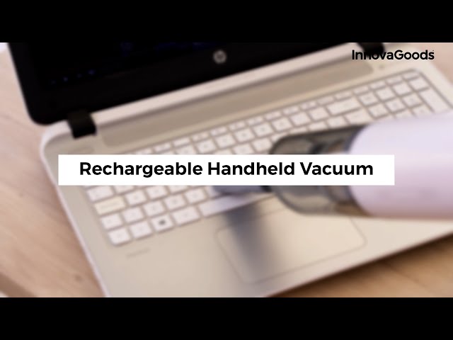 Innovagoods Hancuum Aspirador de Mano Recargable con 3 Accesorios 70W video