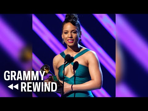 Watch Alicia Keys Win Best Female R&B Vocal Performance For "No One" In 2008 | GRAMMY Rewind