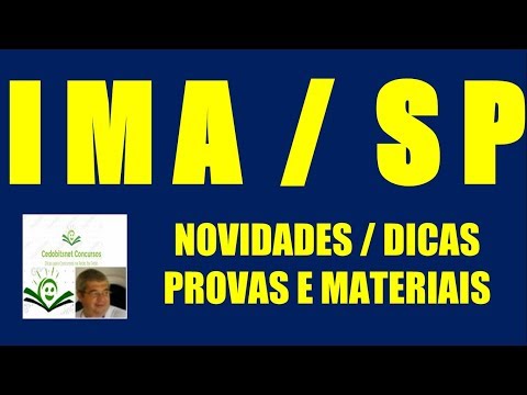 CONCURSO IMA CAMPINAS SP NOVIDADES PROVAS DICAS MATERIAIS CONCURSO PÚBLICO INFORMÁTICA MUNICÍPIOS AS