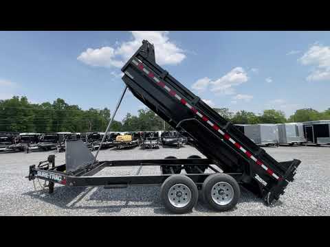 2023 Sure-Trac 7x16' Pro Series I-Beam Dump Trailer 17600# GVW