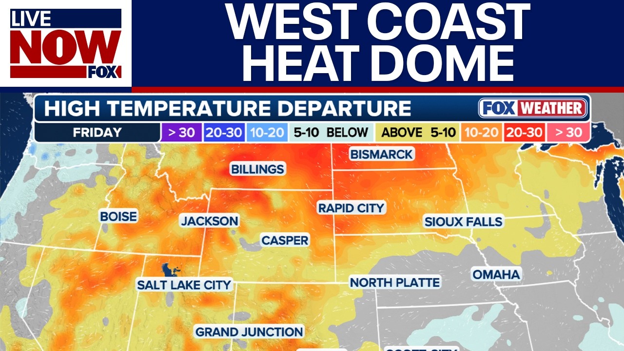 Heat dome scorches the Intermountain West states